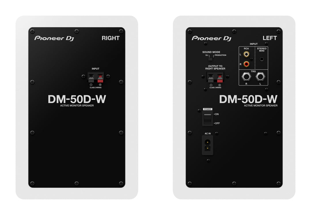 Pioneer DJ DM-50D-W (Bianco)