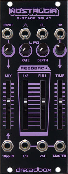 Modulo Blacklight Dreadbox Nostalgia Black