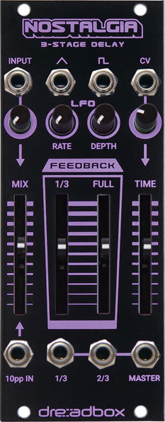 Modulo Blacklight Dreadbox Nostalgia Black