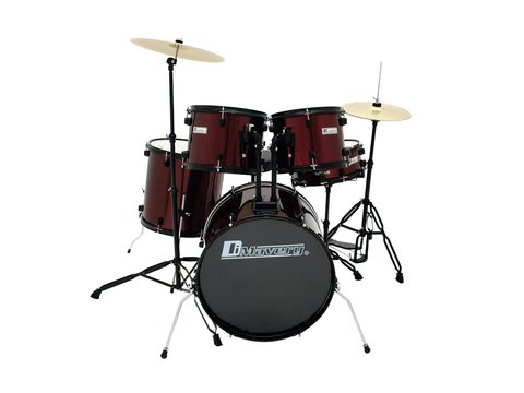 DiMavery DS-200 Set di Batteria, Nero