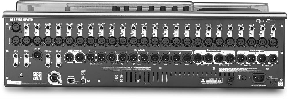 Decksaver Cover protettiva per Allen & Heath QU-24