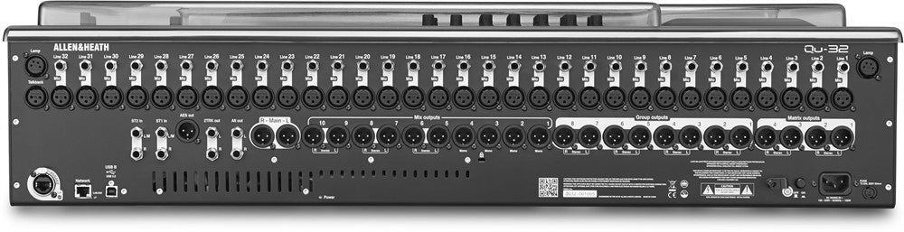 Decksaver Custodia di protezione cover per Allen & Heath QU-32