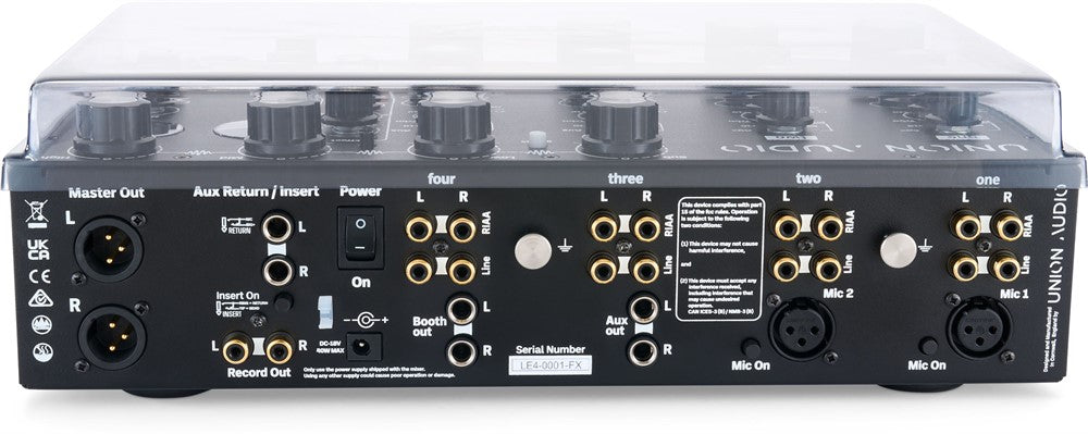 Cover protettiva Decksaver per Union Audio orbit.4 LE & orbit.4 LE fx