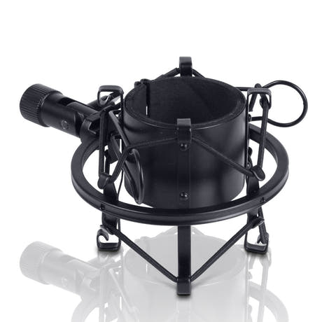 LD Systems DSM 45 Supporto Antiurto per Microfono (Nero, 45-49mm)