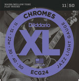 Daddario ECG24 Corde per Chitarra (Jazz Light, 11-50)