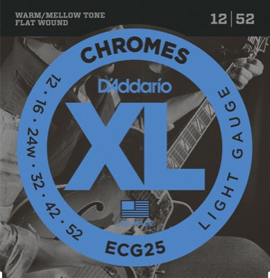 Daddario ECG25 Corde per Chitarra (Light, 12-52)
