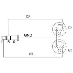 Enova Nxt Cavo Microfoni XLR a 3 pin 1 metro