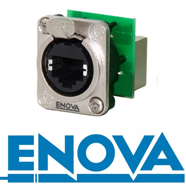 Enova RJ45 chassis gennemføring CAT5E Blank