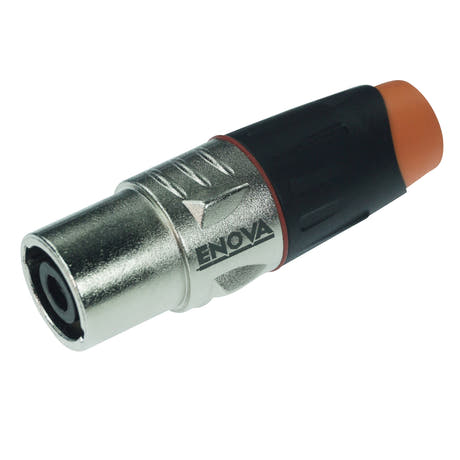 Enova Connettore per altoparlante 4 pin maschio con corpo metallico 40 Amp
