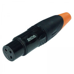 Cavo XLR Enova con connettore femmina, nero IP67 per esterni