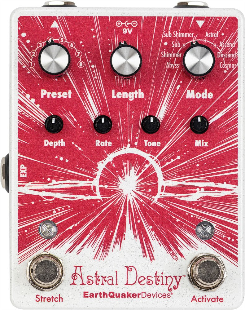 EarthQuaker Devices Astral Destiny Riverbero d'ottava