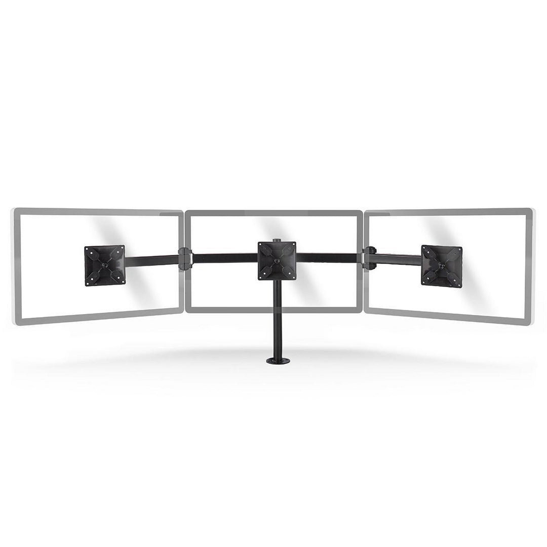 Supporto Ergonomico per 3 Schermi (14-24")