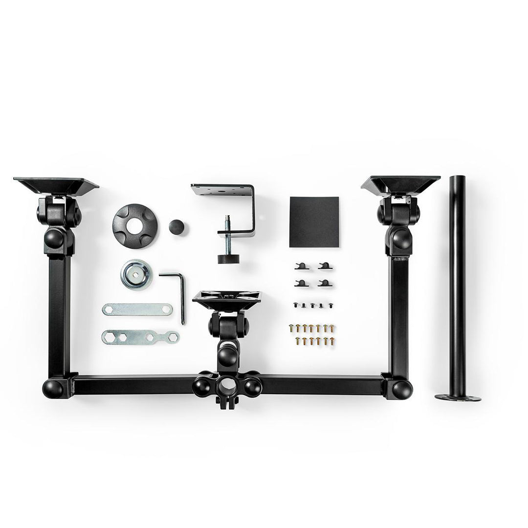Supporto Ergonomico per 3 Schermi (14-24")