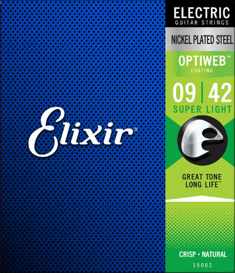 Elixir Optiweb Corde per Chitarra (Super Light, 09-42)