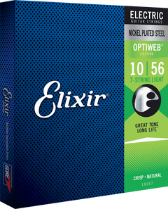 Elixir Optiweb Corde per Chitarra (7-String, 10-56 Light)