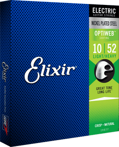 Elixir Optiweb Corde per Chitarra (Light/Heavy, 10-52)