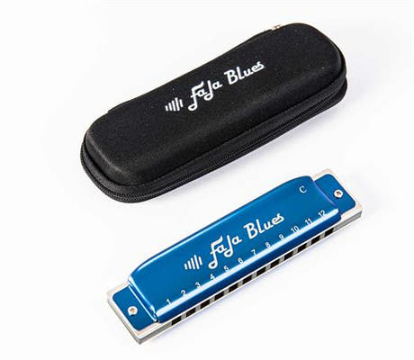 Easttop Fala armonica Blues a 12 fori con pettine in alu. - tonalità C