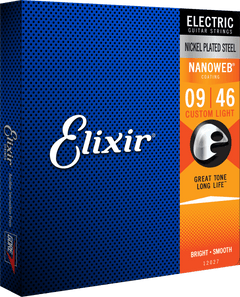 Elixir Nanoweb Corde per Chitarra (Custom Light, 09-46)