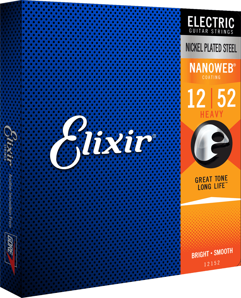 Elixir Nanoweb Corde per Chitarra (Heavy, 12-52)