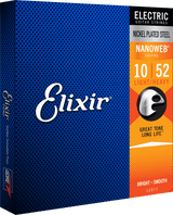 Elixir Nanoweb Guitar Strings (Light Heavy 10-52)