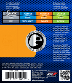 Elixir Nanoweb Corde per Chitarra (Super Light, 09-42)