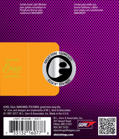 Elixir Nanoweb Phosphor Bronze Corde per Chitarra (Medium Light, 12-56)