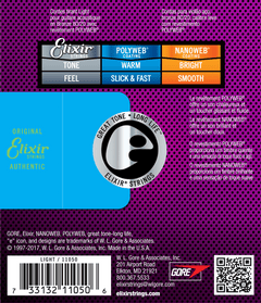 Elixir Polyweb Bronze 80/20 Corde per Chitarra (Light, 12-53)