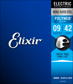 Elixir Polyweb Corde per Chitarra (Super Light, 09-42)