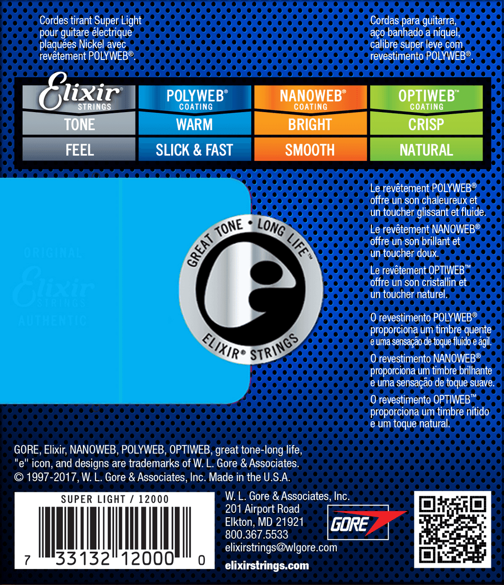 Elixir Polyweb Corde per Chitarra (Super Light, 09-42)
