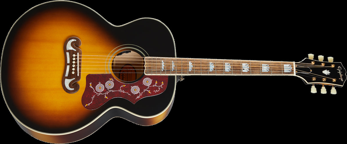 Epiphone J-200 Western Guitar (Aged Vintage Sunburst Gloss )