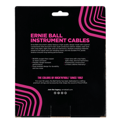 Ernie Ball 6044 Cavo per Chitarre (Nero, 9m)