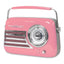 Madison Retro Radio with Bluetooth and FM (Pink)