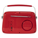 Madison Retro Radio with Bluetooth and FM (Red)