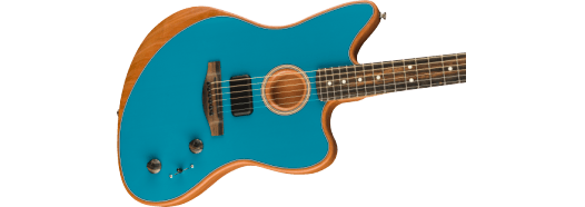 Fender American Acoustasonic Jazzmaster Chitarra elettrica (Ocean Turquoise)