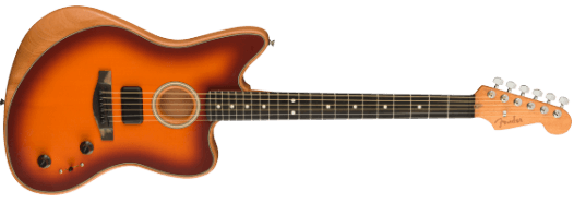 Fender American Acoustasonic Jazzmaster Chitarra elettrica (Tobacco Sunburst)