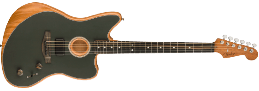 Fender American Acoustasonic Jazzmaster Chitarra elettrica (Tungsten)