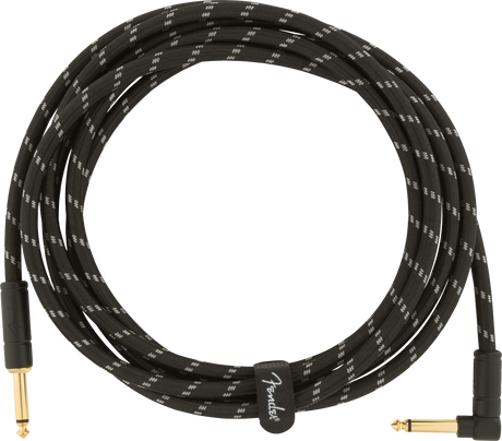 Fender Deluxe Cavo per Chitarre Vinkelstik (Black Tweed, 3m)
