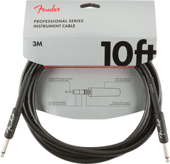 Fender Professional Cavo per Chitarre (Nero, 3m)
