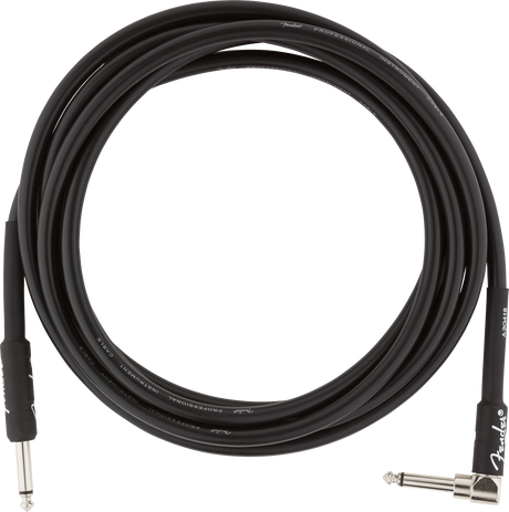 Fender Professional Cavo per Chitarre Vinkelstik (Nero, 3m)