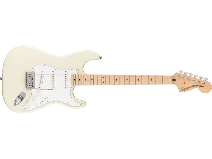 Fender Squier Affinity Stratocaster Chitarra elettrica Starterpakke (Olympic White)