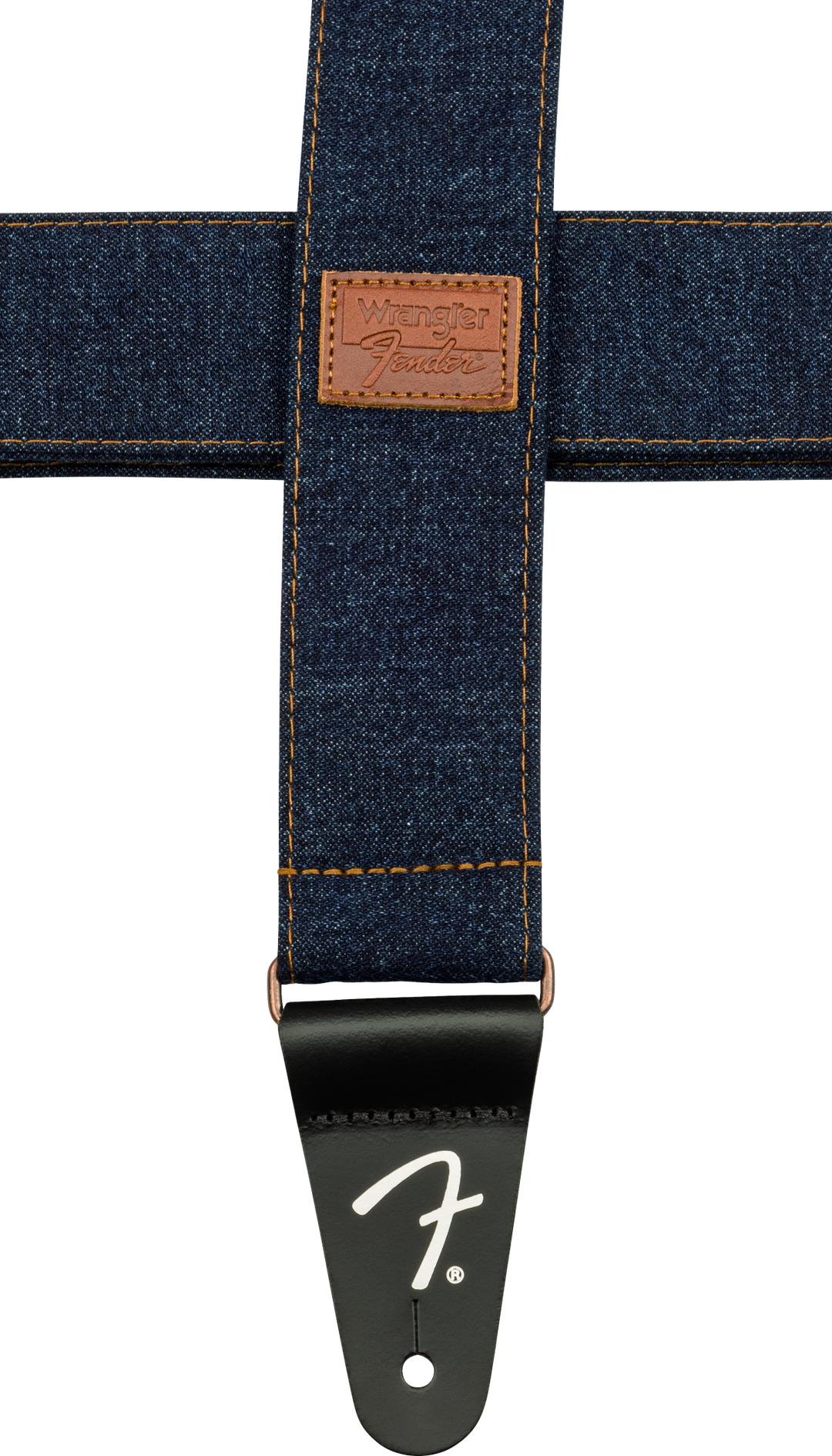 Fender x Wrangler Denim Tracolla per Chitarra (Dark Indigo, 2")