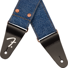 Fender x Wrangler Denim Tracolla per Chitarra (Indigo, 2")