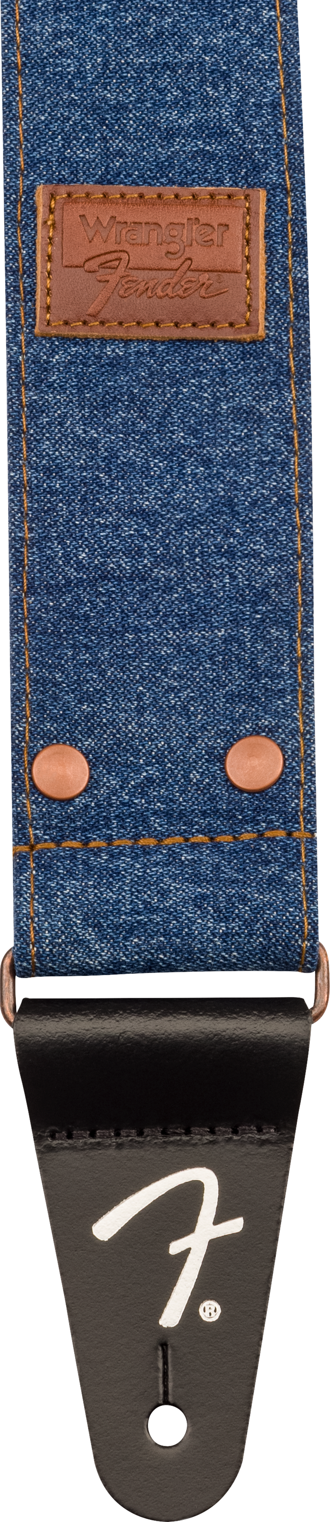Fender x Wrangler Denim Tracolla per Chitarra (Indigo, 2")