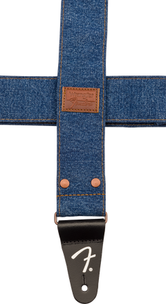 Fender x Wrangler Denim Tracolla per Chitarra (Indigo, 2")