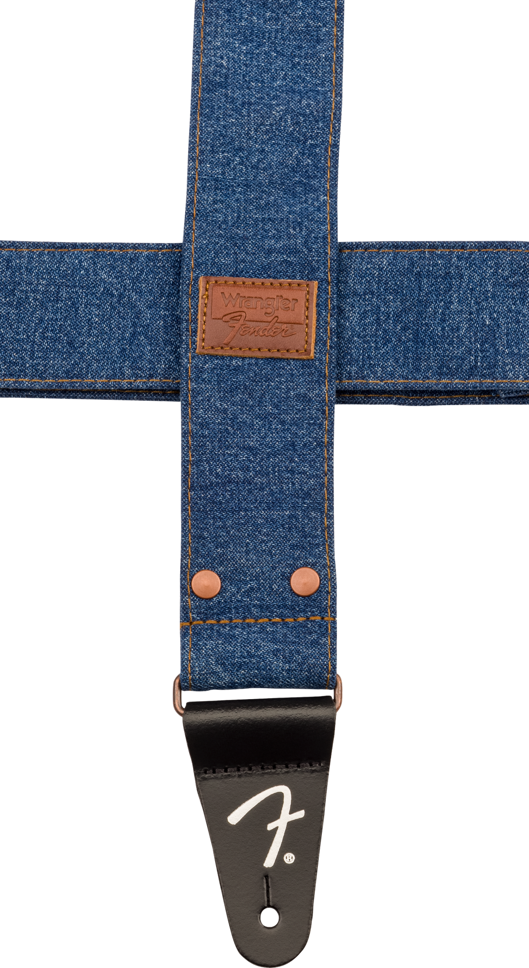 Fender x Wrangler Denim Tracolla per Chitarra (Indigo, 2")