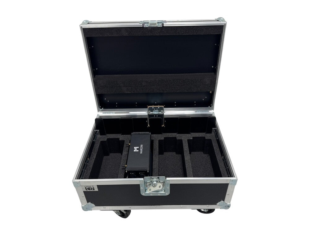 Marconi Flightcase til 4 X Apollo Batterilampe