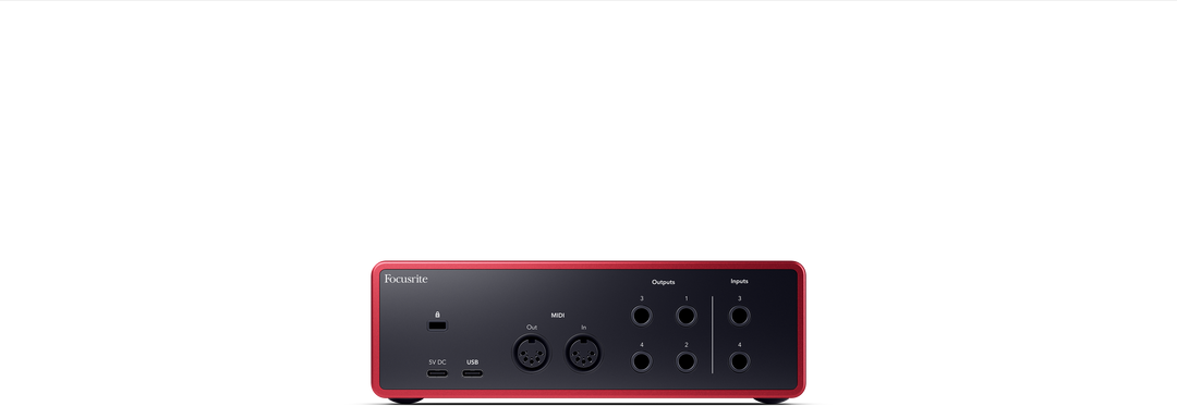 Focusrite Scarlett 4i4 4th Gen Schede Audio