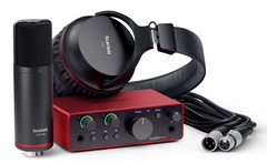 Focusrite Scarlett Solo Studio 4th Gen Schede Audio Pacchetto