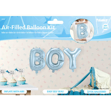 Palloncino in Foil Baby "Boy" (Blu)