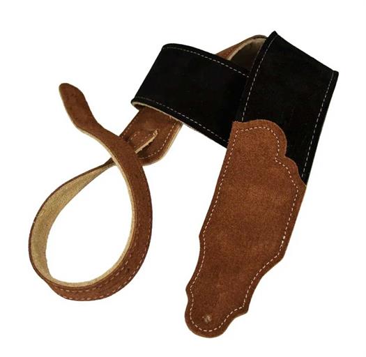 Franklin Cinghia per chitarra - Sedona Suede Strap Series - Nero - FSS2-BK-RU